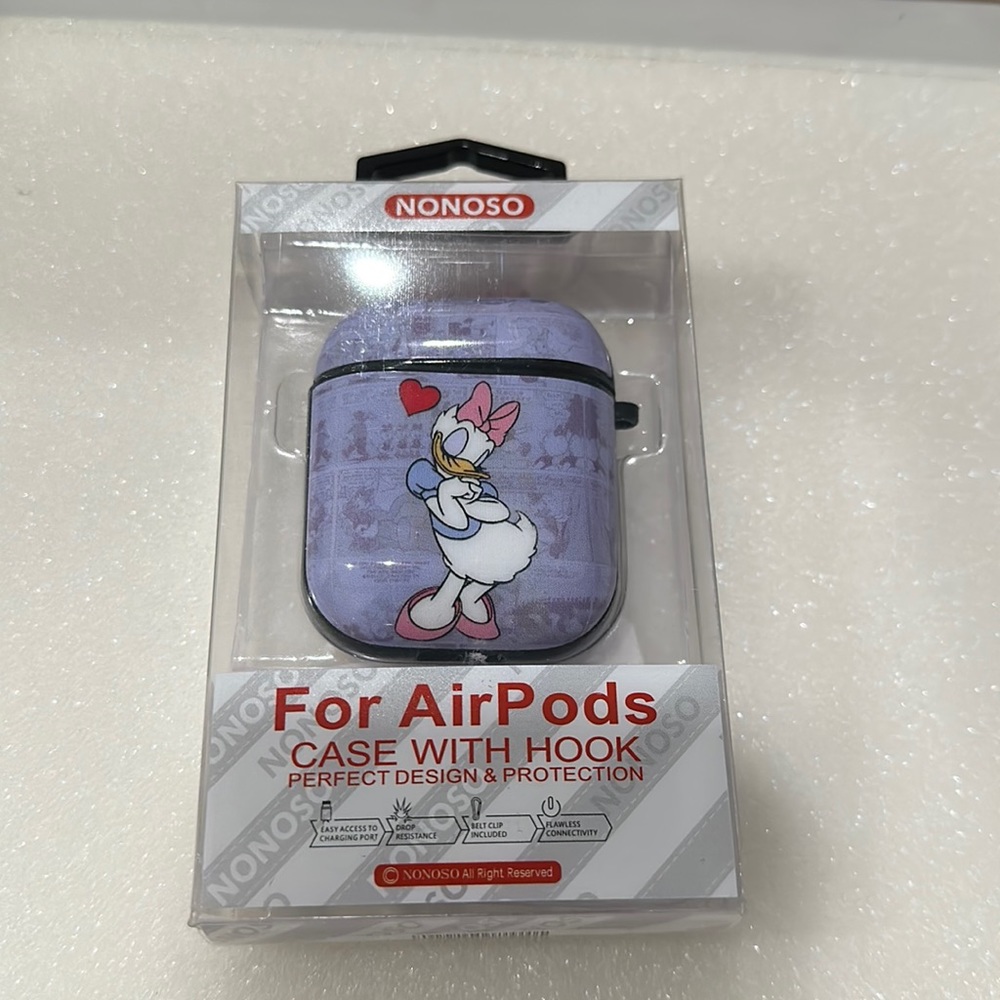 Nonoso Disney Collection Apple Airpods 1 & 2 Case NEW